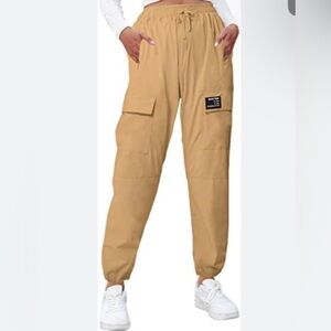 SANGTREE Cargo Jogger Pants Women large hike camping athlesure